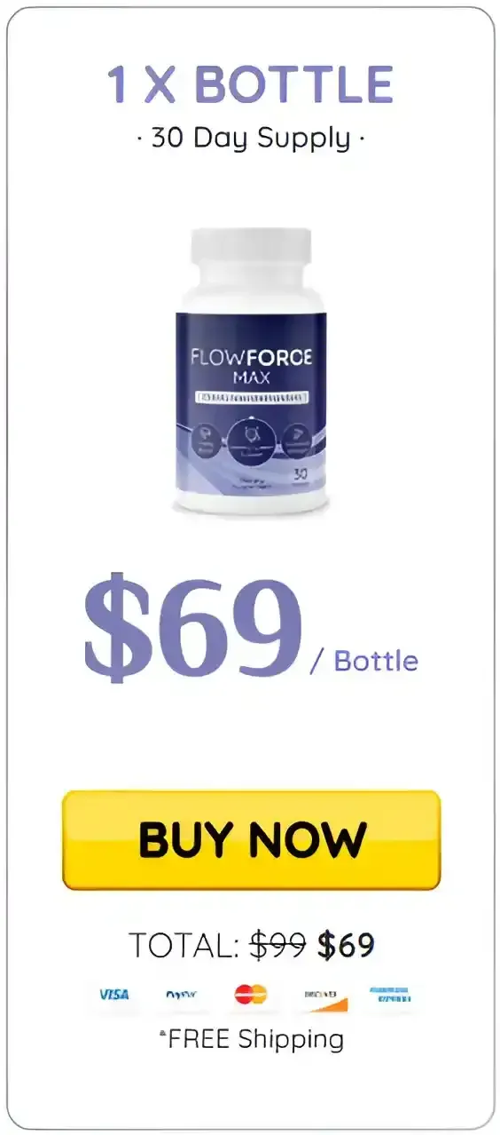 FlowForce Max - 1 Bottle pricing